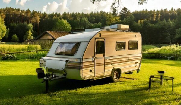 Top 7 Eco-Friendly Caravanning Ideas For A Sustainable Adventure - a caravan on a camping trip